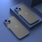 Shockproof Thin Matte Case For iPhone 15 16 13 12 11 14 Pro Max Plus Mini XR XS X Silicone Bumper Clear Hard Cover Capa Funda