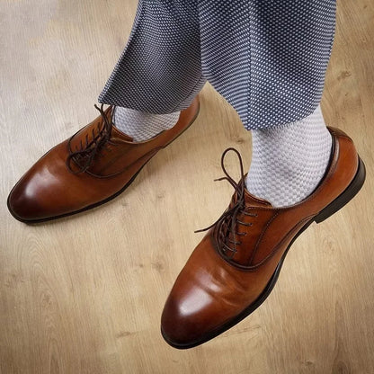 5Pairs/Lot Men's Socks High Quality Bamboo Fiber Business Breathable Deodorizing Socks Men's Casual Socks Large Size EU38-46
