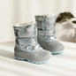 Girls Unicorn Snow Boots Waterproof Slip Resistant Cold Weather Shoes Brand Boy Girls Rubber Boots for Kids Fashion Sneakers