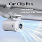 Tragbarer Auto-Clip-Lüfter 360° Drehbarer Tragbarer Mini-Ventilator Mit 100-Gang-Wind Und Clip Für Büro, Camping, Reisen Sport