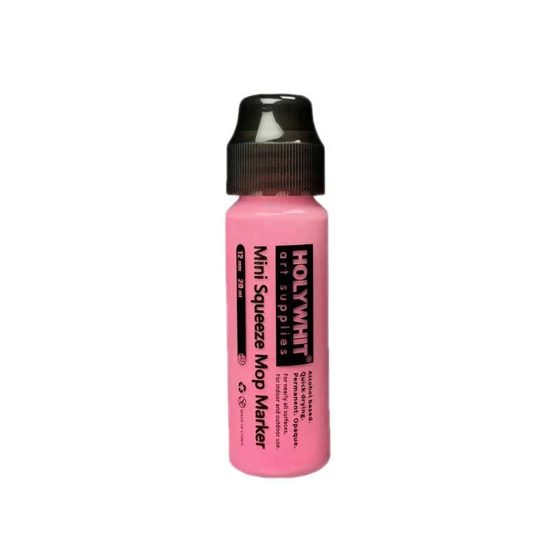 20ml Mini Graffiti Flow Pen Paint Signature Pen Round Tip Waterproof Marker With Ink Art Supplies Fluorescent Painting Writing