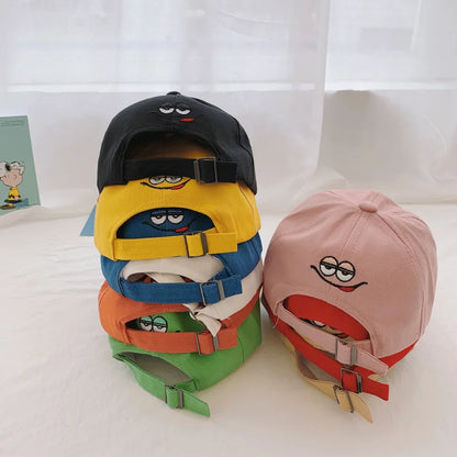 Children's Kids Baseball Cap for Girl Boy Spring Summer Baby Sun Hat M Letter Embroidered Toddler Peaked Caps кепка 아기모자