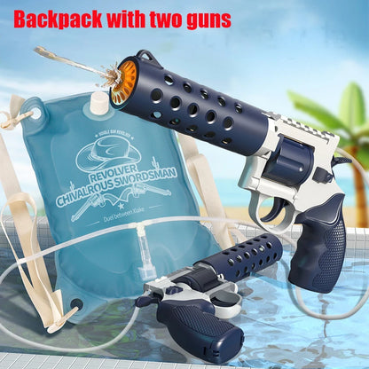 Backpack Electric water gun,Full-Automatic Shooting Water Gun Toys for male Summer Outdoor Beach High-capacity Guns Game Gifts