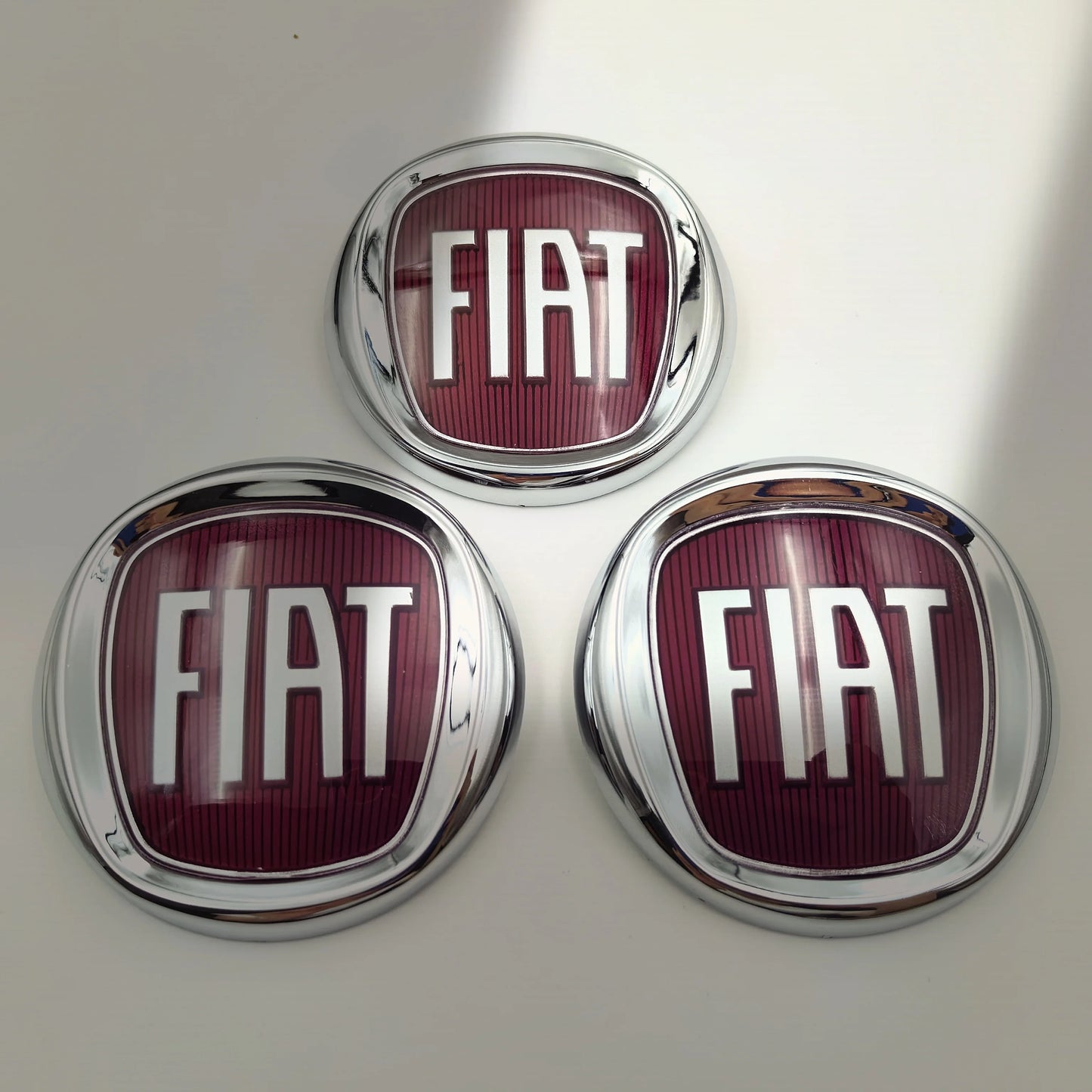 Logo Fiat Front Rear Badge Emblem 85mm 100mm 120mm 8.5cm 10cm 12cm for 500 Panda Punto Grande Doblo Ducato Bravo Tipo 595 600