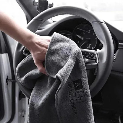1-10PCS Car Wash Towel Ultra-fine Fiber Car Cleaning Cloth Soft Clean and Dry Cloth Edge Sealing Strong Water Absorption Rags