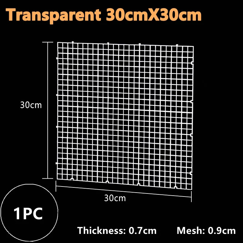 1PC Isolation Board Grid Aquarium Fish Tank Accessory Undergravel Bottom Plate Tray Multi Function Seperator Divider Board Net