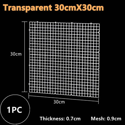 1PC Isolation Board Grid Aquarium Fish Tank Accessory Undergravel Bottom Plate Tray Multi Function Seperator Divider Board Net