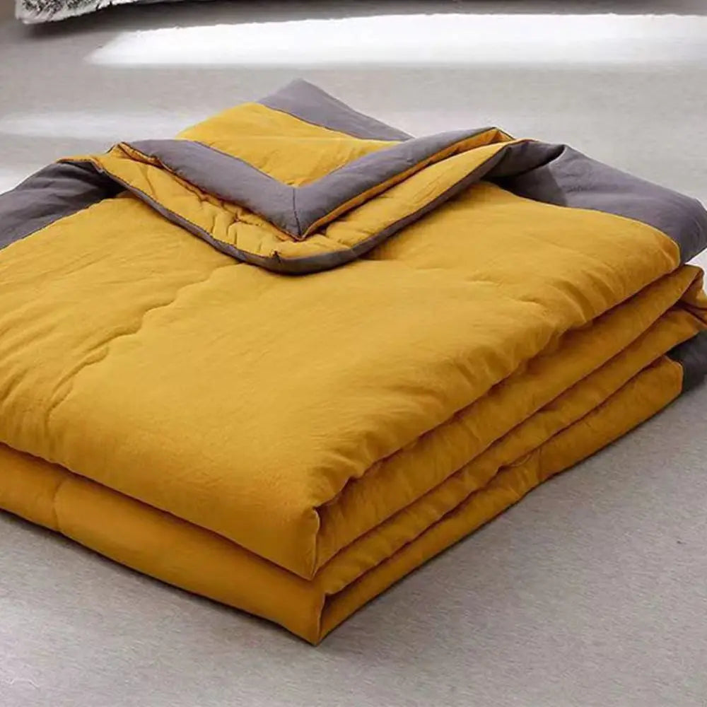 New Double Sided Cooling Blanket Cold Effect Skin-Friendly Conditioning Quilt Breathable Solid Color Cooler Quilt Spring Summer