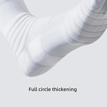 3pairs/Lot Men's Socks Compression Stockings Breathable Basketball Sports Cycling Socks Moisture Wicking High Elastic Tube Socks