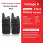 Retevis RT622 Mini Walkie Talkie 2pcs PMR446 Portable Two-way Radio PTT Walkie Talkies Communication Radio for Restaurant Hotel