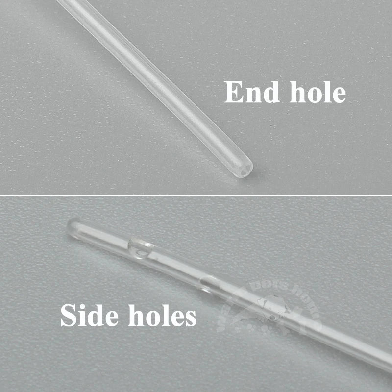 12PCS Cat Catheter With Stylet Side/End Open 1.0mm 1.3mm Cat Urinary Catheters Veterinary Consumables