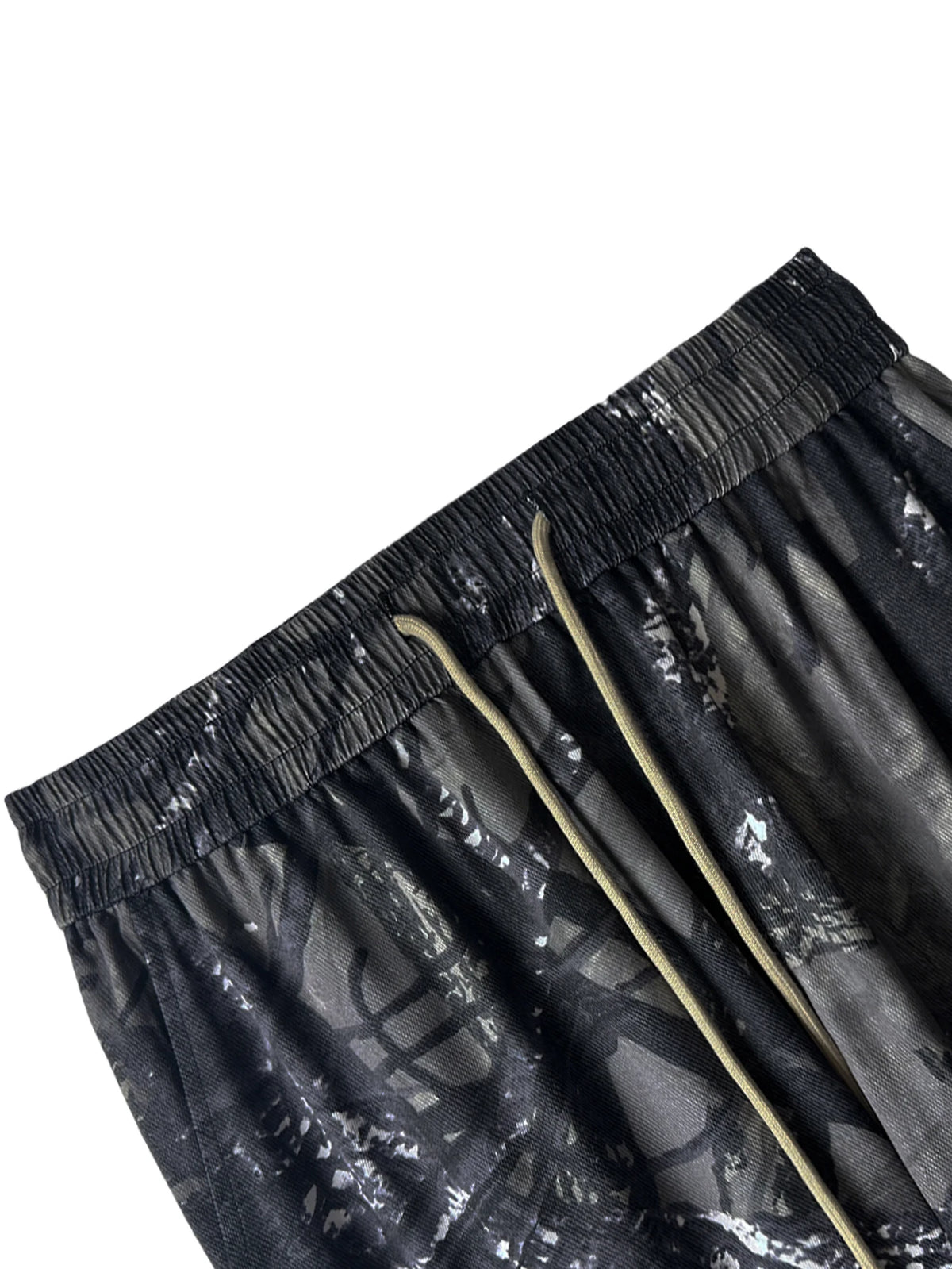 Men's fashionable workwear shorts, outdoor casual digital printed wide leg shorts, suitable for summer streetwear shorts, men's