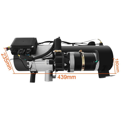 SIHAO Heavy Duty 10KW Diesel Water Preheater 12V 24V Universal Vehicle Fuel Heater for Auto Engine & Interior Heating