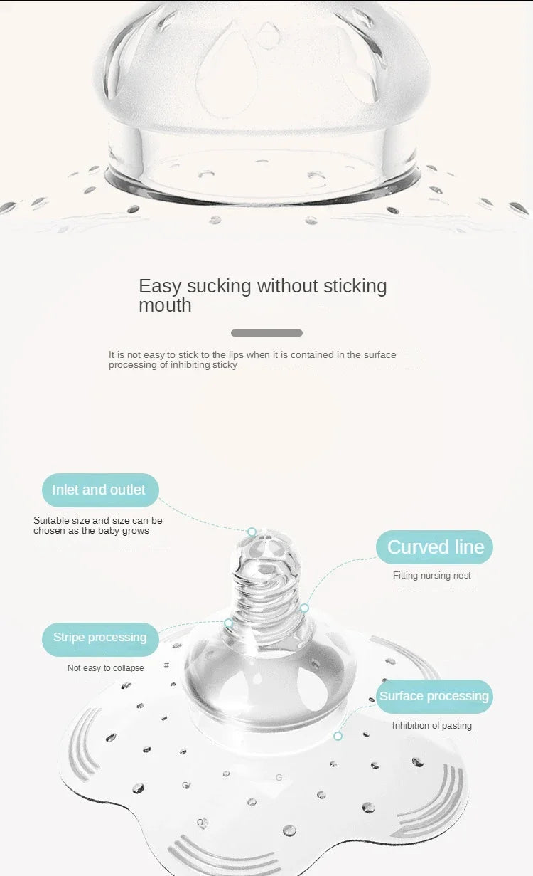 2Pcs Silicone Nipple Protector Breastfeeding Mother Protection Milk Cover popular