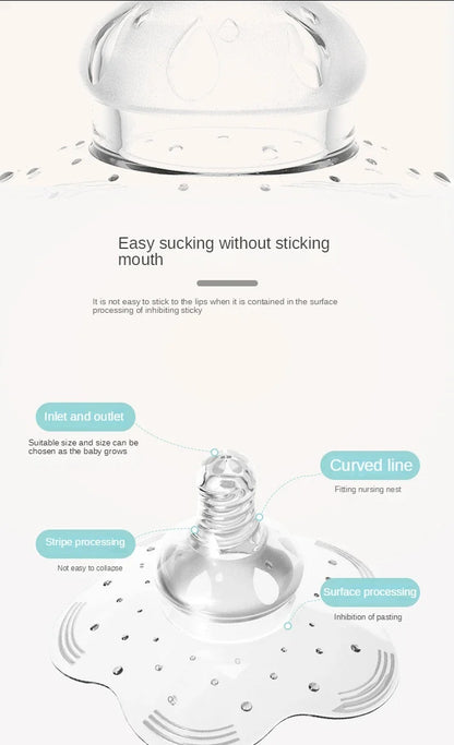 2Pcs Silicone Nipple Protector Breastfeeding Mother Protection Milk Cover popular