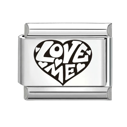 New Design Heart Star Eyes Cat Paws Butterfly Italian Charm Links Stainless Steel Fit 9mm Bracelet Jewelry DIY Making Gifts