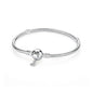 Original 925 Sterling Silver Bracelets Bangles Love Heart Clip Charms Beads Snake Chains For Women Rose Gold DIY Luxury Jewelry