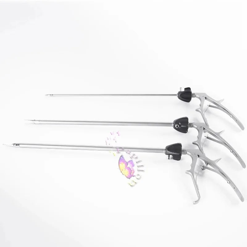 Laparoscopic Titanium Clip Applier Single Action Surgical Forceps with Ligation Clips, 5mm/10mm Hemostatic Clamping Instrument