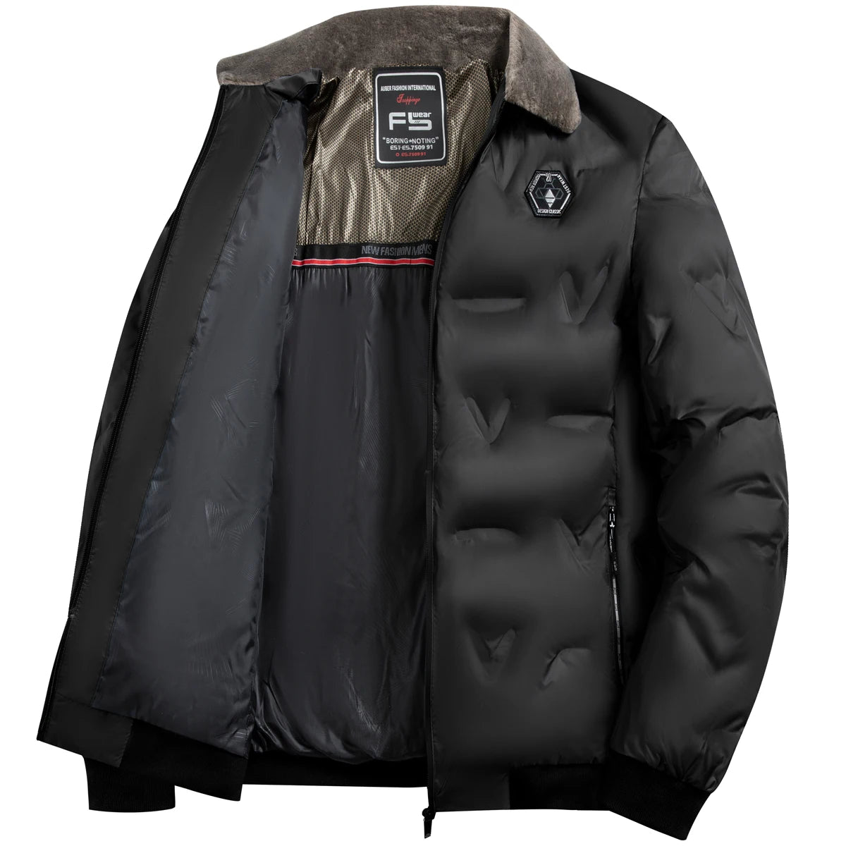 Men's Fashion Windbreaker Parka Coat Male Jacket Autumn Winter Overcoat Windproof Casual Warm Hombre New Streetwear Outdoors