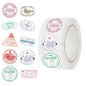 500pcs Passport Stamps Stickers Roll for Scrapbook Journaling Laptop Bumper Skateboard Water Bottles Computer Phone Sticker