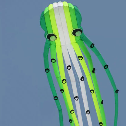 15m / 23m Inflatable Octopus Kite with 3D Suction Cups, Soft Laundry Kite,  Professional Giant Kite for Festival