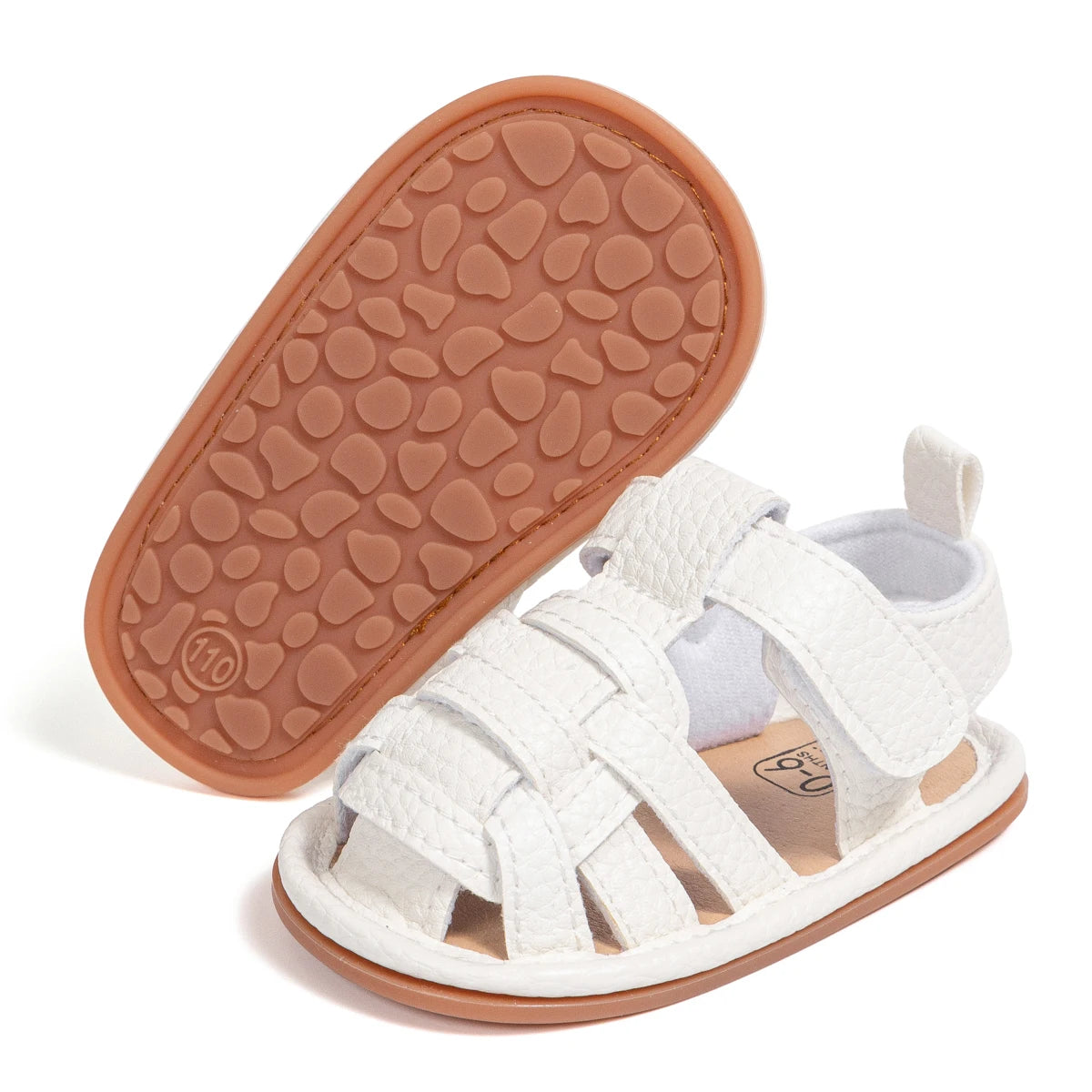 Summer Retro Unisex Baby Beach Sandals Wrap Toe Breathable Anti-slip Wear-resistance Braided Sandals Baby Toddler Shoes