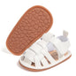 Summer Retro Unisex Baby Beach Sandals Wrap Toe Breathable Anti-slip Wear-resistance Braided Sandals Baby Toddler Shoes