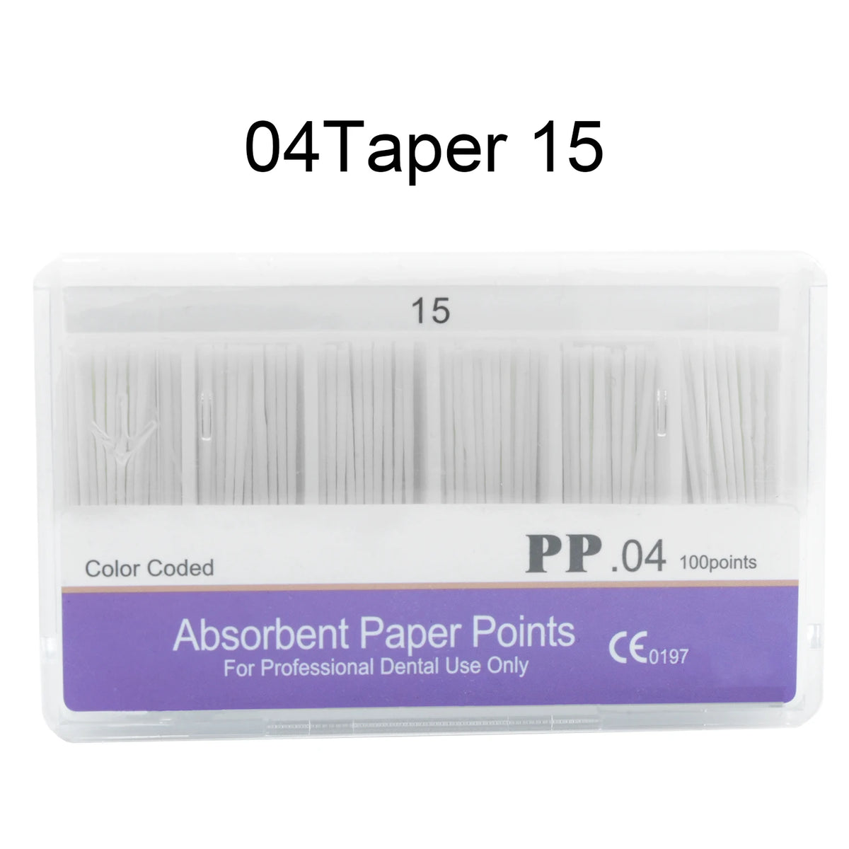 WELLCK 1 Box Dental Absorbent Paper Points Sterile Mixed Sizes 02 04 06 Taper 15-40# For Dentist Use Dentistry Materials