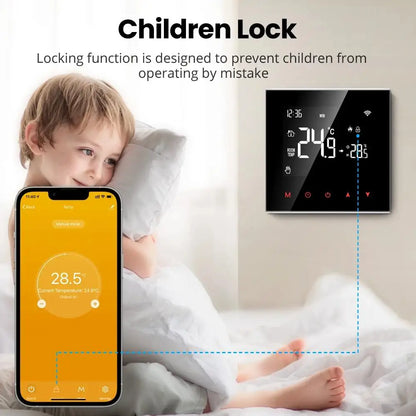 Tuya Smart Thermostat For Underfloor Heating Wifi Thermostat  Floor Heating Controller Warm Floor Temperature Controller Alexa