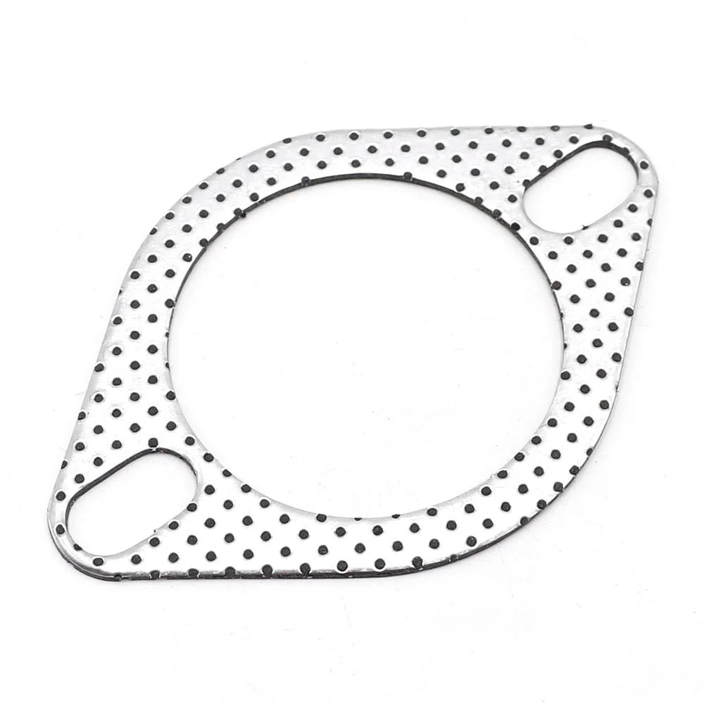 5pcs/Lot  2.5 inch=63mm Car Engine Exhaust Gasket Universal Exhaust Pipe Gasket With Two Holes