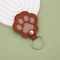 S27 Dog Hair Collector Keychain Leather Pet Memorial Gift Keepsake for Dogs and Cats Fur Storage Pendant Charm Gift Keychain