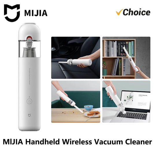 NEW MIJIA Portable Handheld Vacuum Cleaner For Home Car Mini Wireless Dust Catcher Collector 13000PA Cyclone Suction -CN