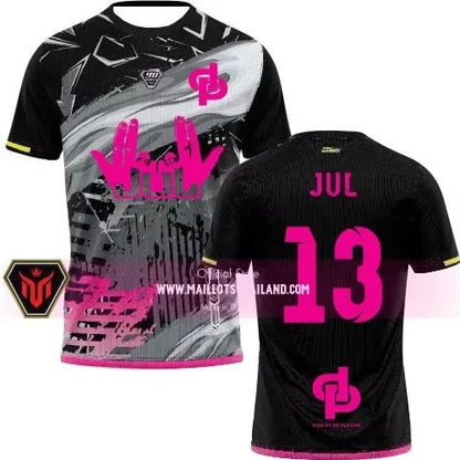 New Maillot JUL T-shirt Summer Youth Breathable And Quick-drying Training Football Shirts Parent-Child Sports Jerseys Men's Tops