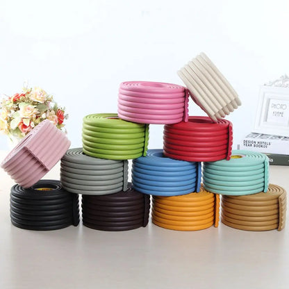 Kids Collision Cushion Foam Bumper Free Tape 2m Baby Safety Desk Edge Guard Strip Table Corner Protector