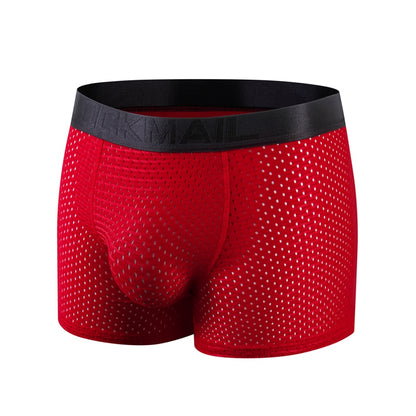 Men Trunks Built-in Fake Butt Hip Lifter Enhancer Shorts Boxer Briefs Padded Underwear Shapewear Underpants Nylon  Breathable