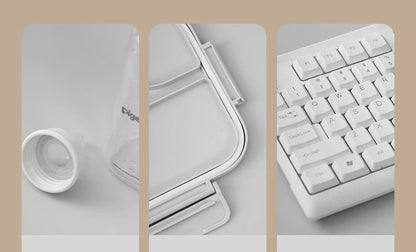 Keyboard Cup Lid Cleaning Brush Kit with Soft Brush and Multi-Function Tools Cleaner Keycap