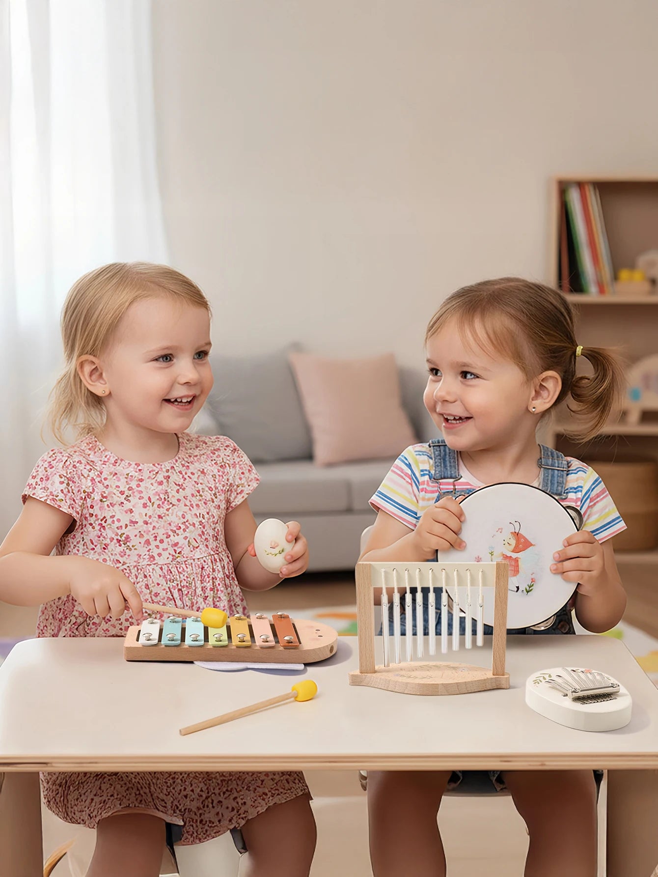 Montessori Music Instruments Baby 0 12 Months Toys Drum Xylophone Kids Early Educational Wooden Instruments Baby Toys Musical