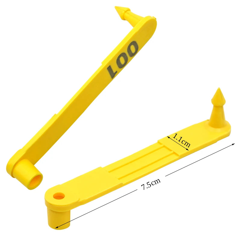 Livestock Animal Goat Ear Tag Pliers Dog Rabbits Sheep Ear Tags Nylon Material Sheep Laser Ear Tag No.001-100