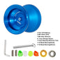 MAGICYOYO Y01-Node N12 Series Metal Yoyo Ball Toy 10-Ball Bearing W/ String Ropes Yoyo Toys N12 Yoyo