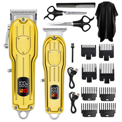 Hair Clippers Electric Razor Shavers for Men USB Rechargeable Clippers and Trimmer Beard Trimmer Barber Kit Professional Clipper