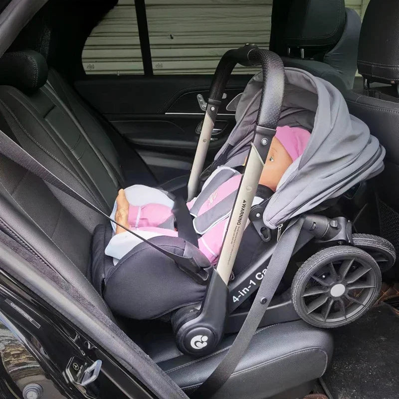 New baby stroller 4in1 Multifunctional newborn baby carriage 3in1 stroller Foldable Basket type seat