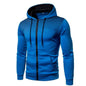 Men's Zip Up Hoodie Pocket Polka Pot Print Hooded Sweatshirt Sport Outdoor Casual Slim Fit Men Spring AutumnZipper Hoodie