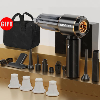 CENRR Mini Car Vacuum Cleaner Cordless Powerful Wireless Car Cleaner HandHeld Portable Vacuum Cleaner Cleaning Machine