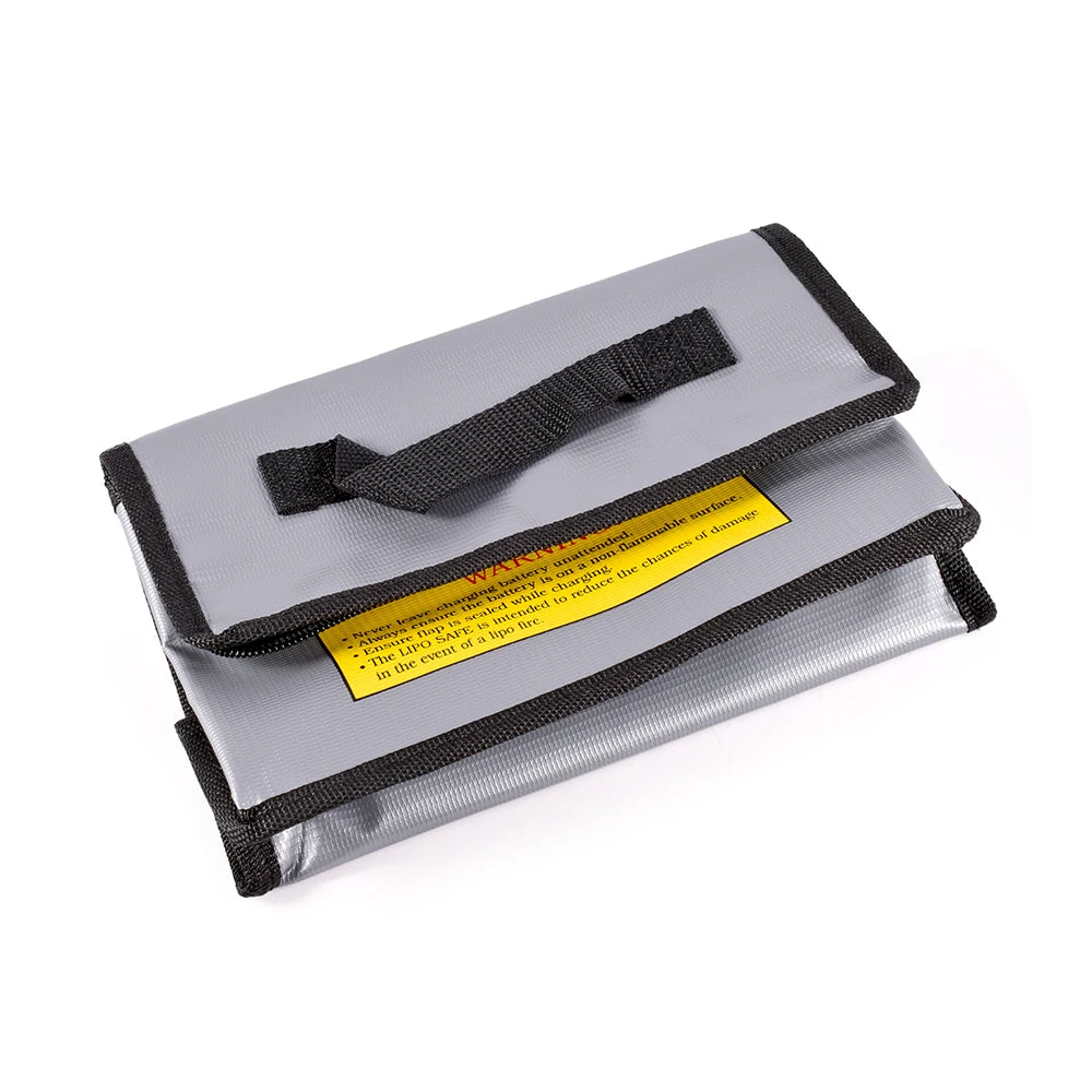 Lipo Guard Safety Bag Fireproof Explosion-Proof Portable Lipo Safety Bag 215*115*155mm for RC FPV Racing Drone Car Battery Safe