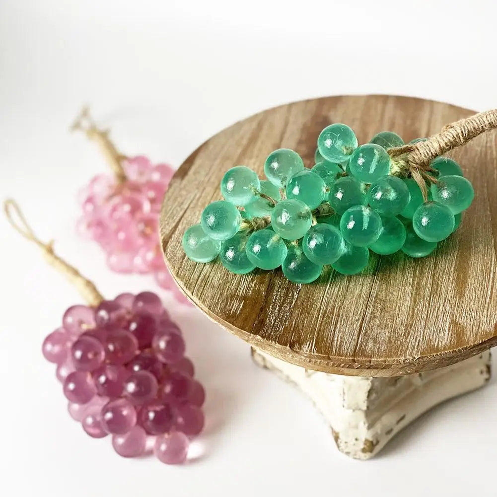 Grape Handmade Soap Natural DIY Crystal Soap Fruit Aroma Scented Soap Creative Gift For Home Fragrance Friend Gift Bathroom