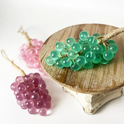 Grape Handmade Soap Natural DIY Crystal Soap Fruit Aroma Scented Soap Creative Gift For Home Fragrance Friend Gift Bathroom