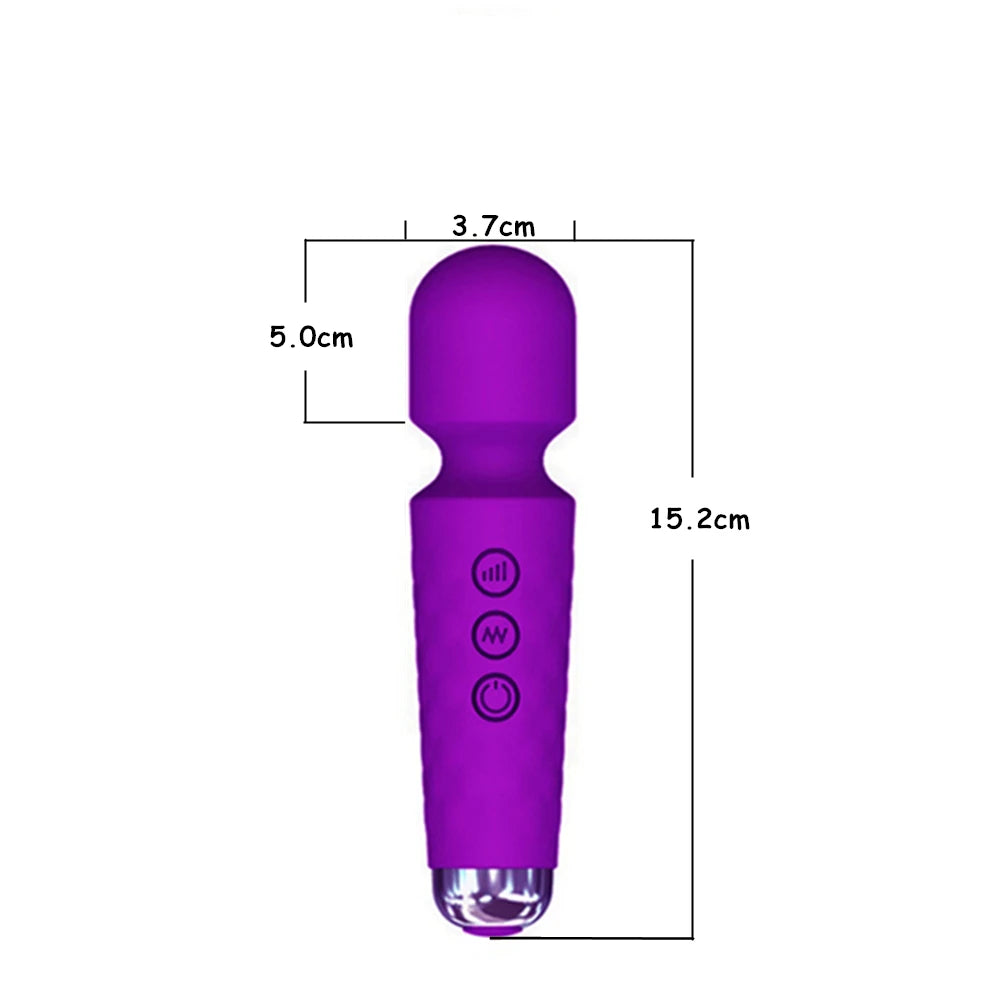 20 Speed Powerful AV Vibrator Magic Wand Clitoris Stimulator Sex Toys for Women G spot Massager Adult Female Sex Erotic Products