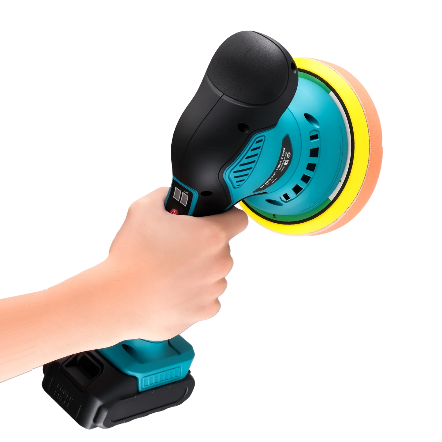 Podofo 21V Cordless Car Waxing Machine Adjustable 8 Speed Auto Polish Waxing Machine Polishing Wax Tool Wax Polisher With Battery & Charger