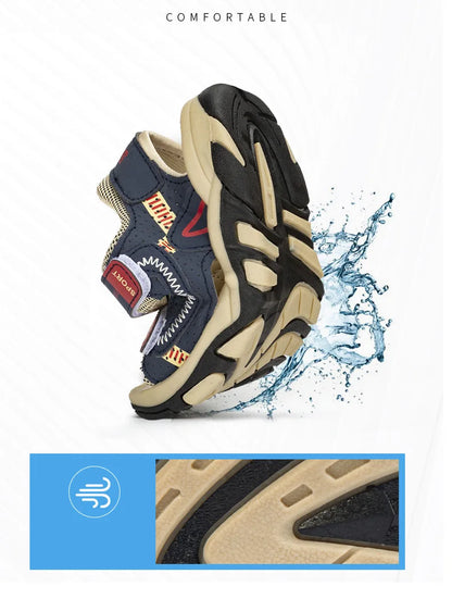 Breathable Children's Sandals Beach Shoes Boys Outdoor Sports For Kid's Girls Students Casual Sandals Anti-slip Flat Walking
