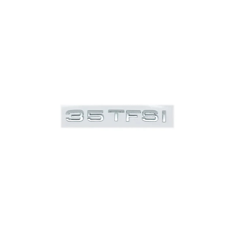 Car Letter Logo Sticker for A5 suitable for tail bumper and trunk emblem applicable to 2.0 3.0 40TDI 35 40 45TFSI models